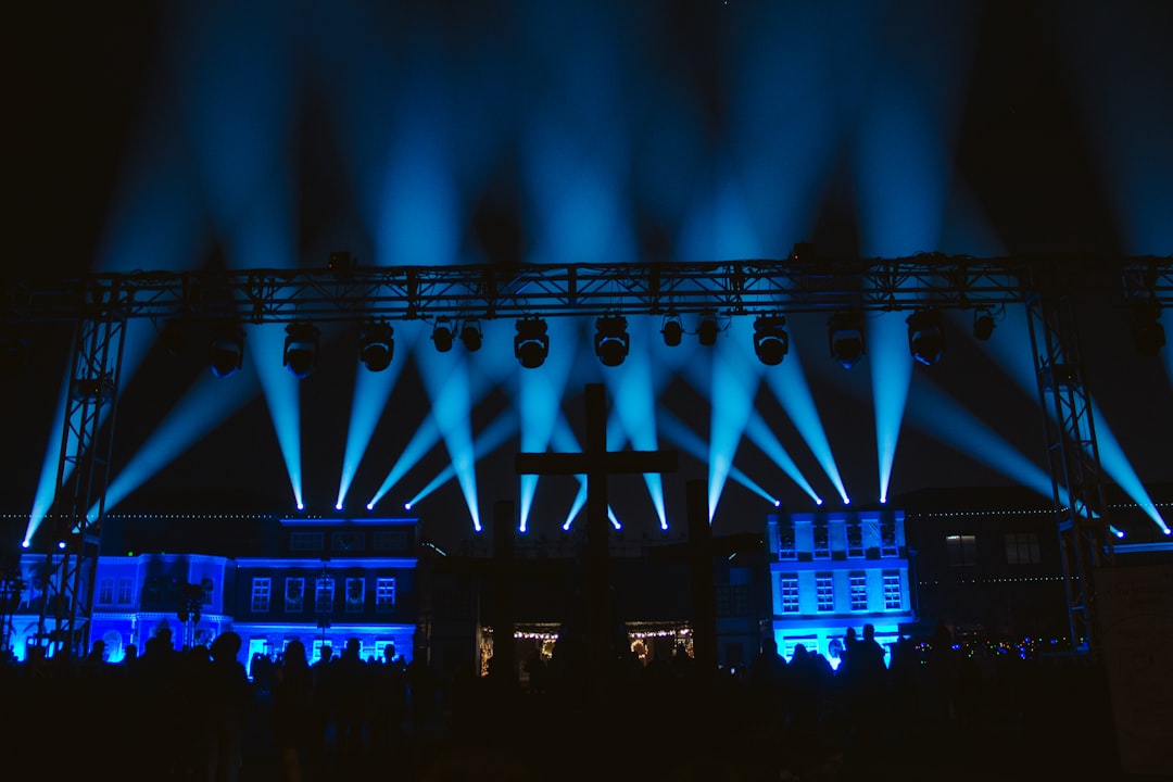 Stage lighting for weddings and events